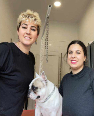 L'équipe de toilettage canin et félin du salon Stella à Marseille